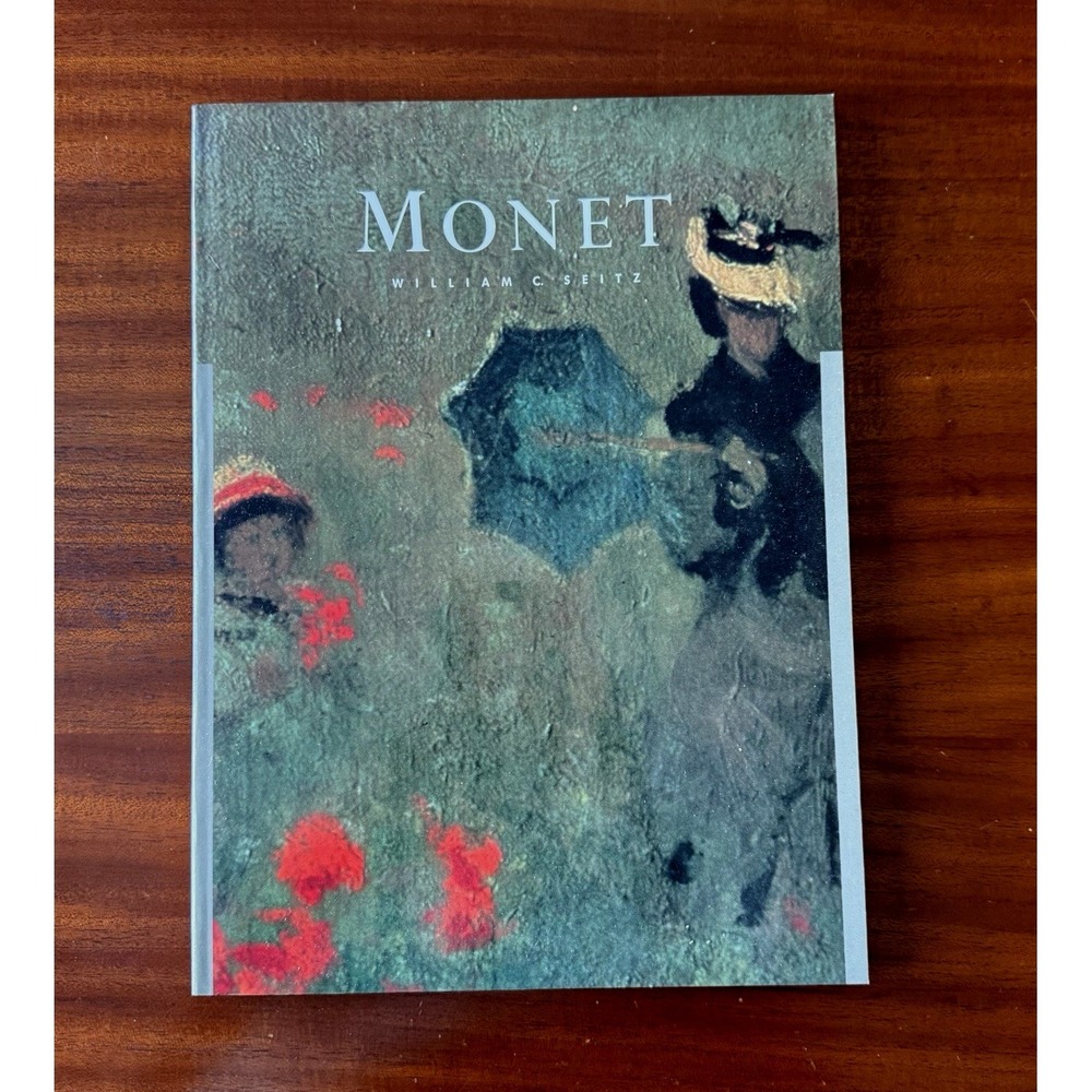 Monet by William C Seitz 1982 Harry N Abrams Softcover Art Book Impressionism